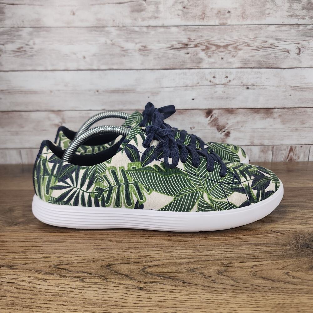 Cole Haan Womens Grand Crosscourt II Casual Sneakers Palm Floral Print Size 7.5